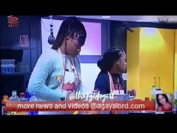 Video: BB NAIJA - Cee C Fights Nina And Khloe Over Food